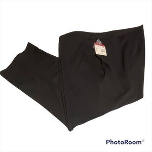 NWT Womens Covington Black Ponte Pants RN# 15099 Plus Size 24W **NEW**